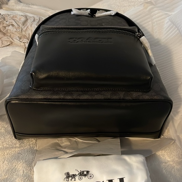 Coach Signature Charter Backpack, Charcoal - Picture 11 of 16